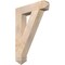 Ekena Millwork Traditional Arts & Crafts Smooth Bracket, Douglas Fir, 5 1/2"W x 28"D x 40"H BKT06X28X40TRA03SDF - alternate 1